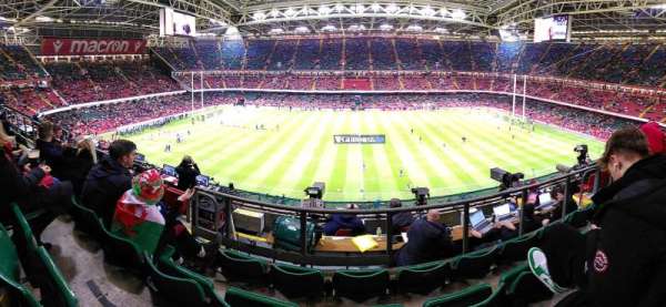 Principality Stadium, section: U30, row: 7, seat: 8