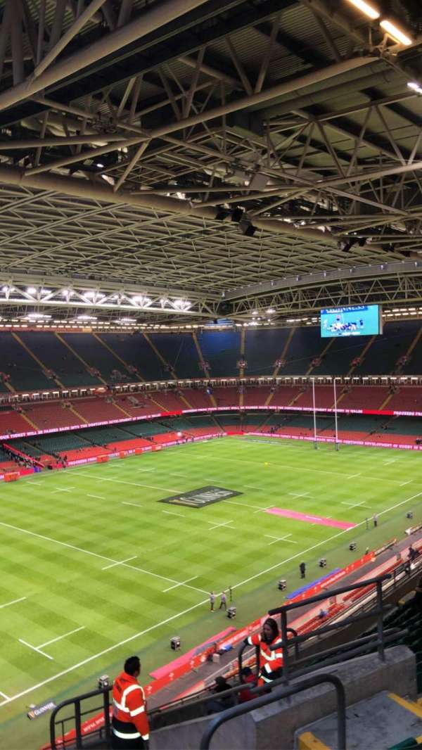 Principality Stadium, section: U35, row: 16, seat: 22