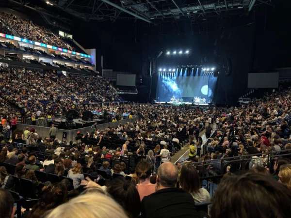 The O2, London, section: 108, row: L, seat: 251