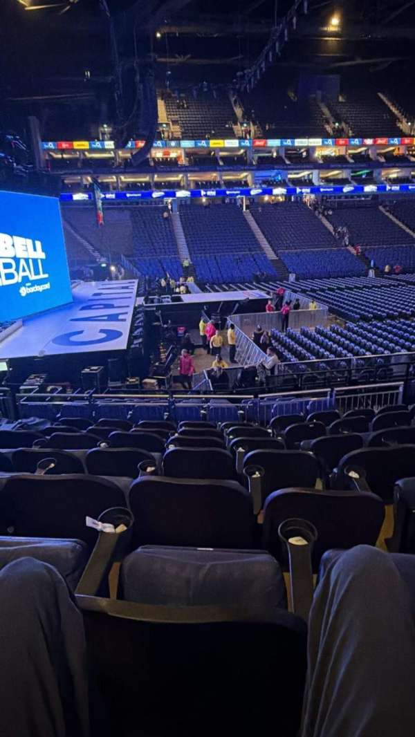 The O2, London, section: 101, row: P, seat: 21