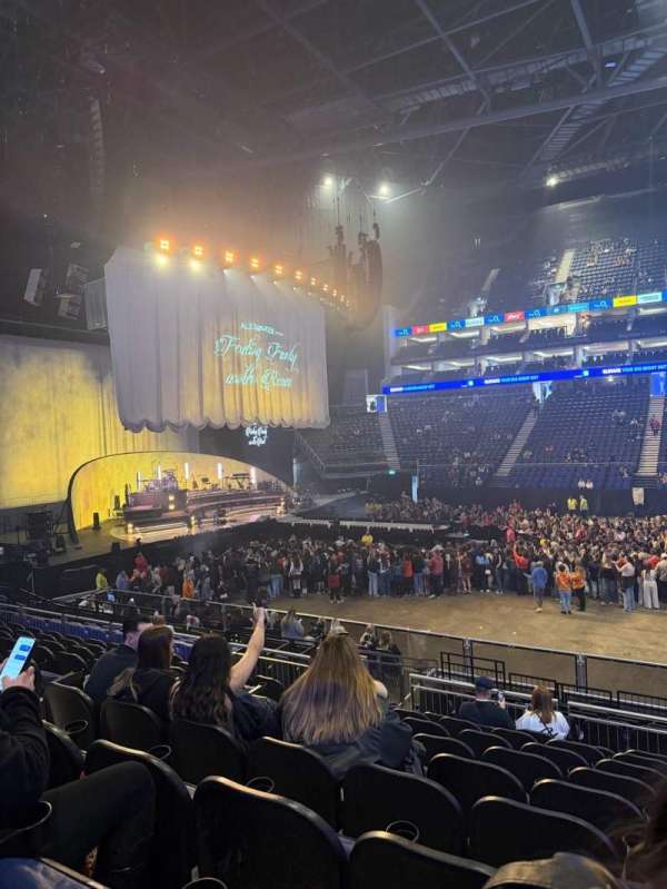 The O2, London, section: 102, row: R, seat: 56