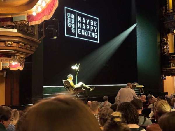 Belasco Theatre, section: Orchestra L, row: L, seat: 25