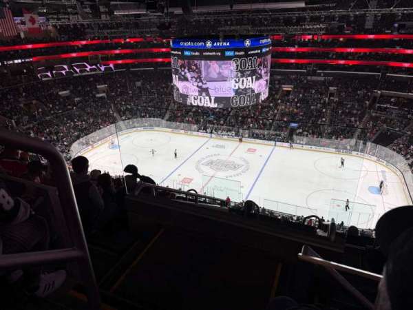 Crypto.com Arena, section: 316, row: 8, seat: 21