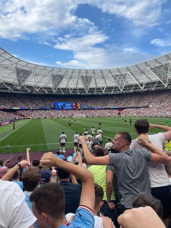 London Stadium, section: 117, row: 7, seat: 89