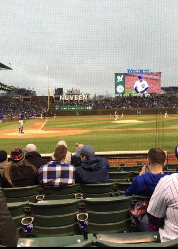 Wrigley Field, section: 22, row: 12, seat: 4