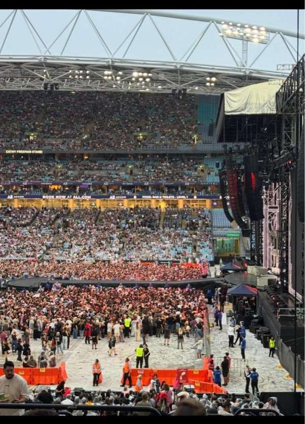 Accor Stadium, section: 134-2, row: 46, seat: 2