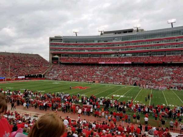 Memorial Stadium, Lincoln, section: 3, row: 24, seat: 8