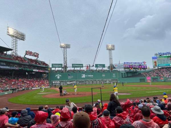 Fenway Park, section: Field Box 39, row: J, seat: 4