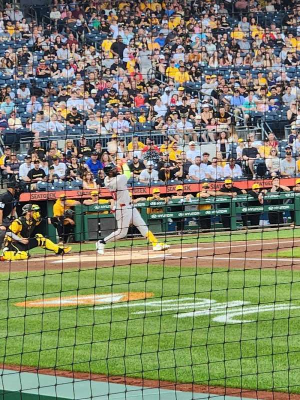 PNC Park, section: 9, row: F, seat: 1