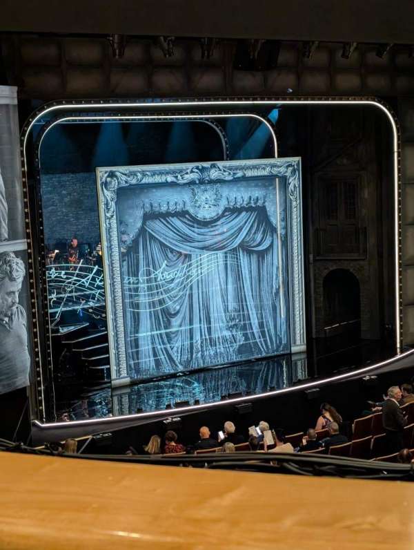 Ahmanson Theatre, section: Mezzanine, row: A, seat: 44