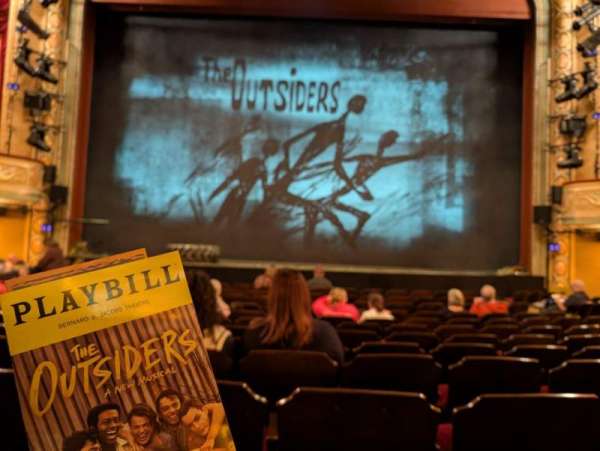 Bernard B. Jacobs Theatre, section: Orchestra C, row: L, seat: 108
