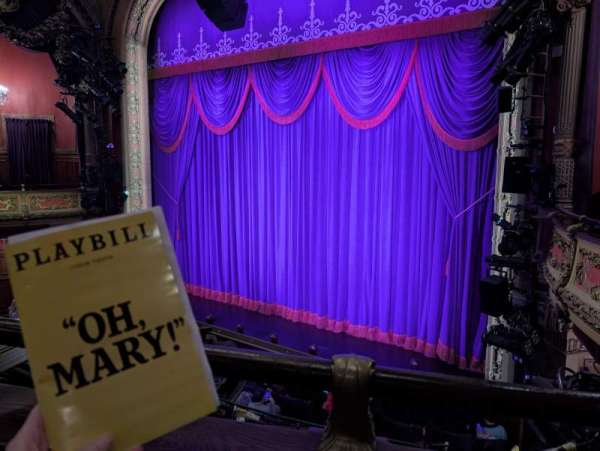 Lyceum Theatre, Broadway, section: Mezzanine R, row: A, seat: 12