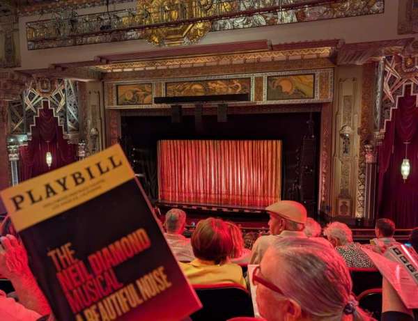 Hollywood Pantages Theatre, section: Mezzanine RC, row: F, seat: 205