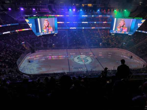 Climate Pledge Arena, section: 201, row: K, seat: 8