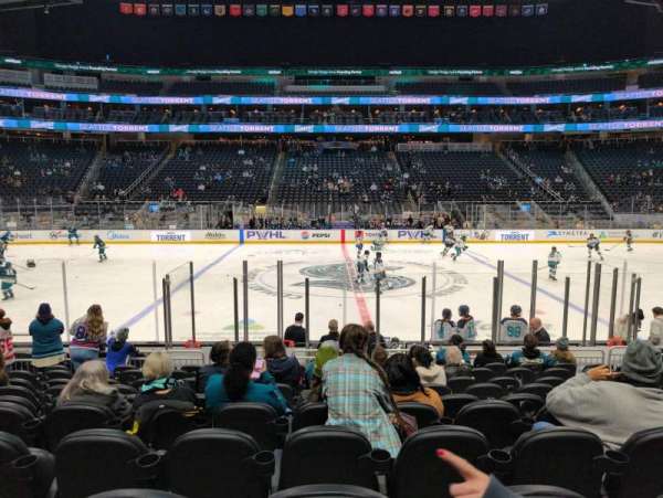Climate Pledge Arena, section: 14, row: K, seat: 14