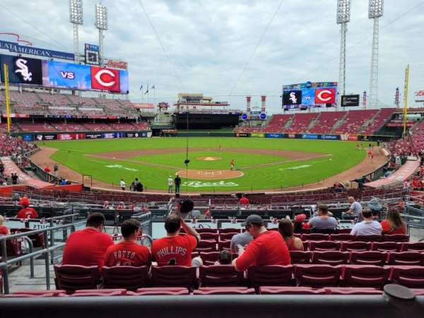 Great American Ball Park, section: 123, row: I, seat: 8