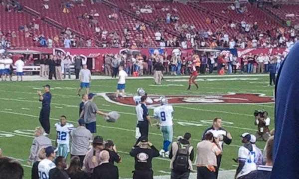 Raymond James Stadium, section: 132, row: L, seat: 21