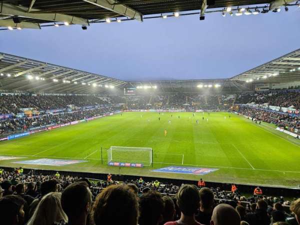 Swansea.com Stadium, section: NU4, row: W, seat: 82