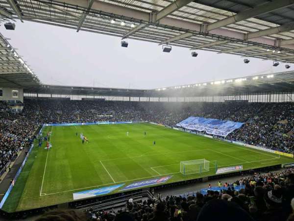 Coventry Building Society Arena, row: UU, seat: 1