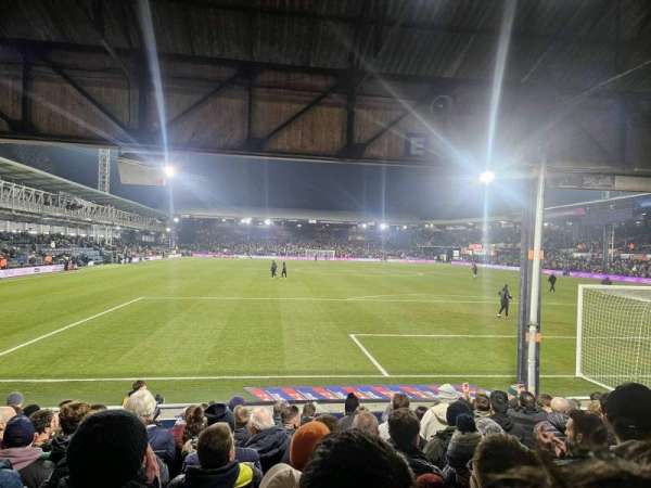 Kenilworth Road, section: E, row: N, seat: 102