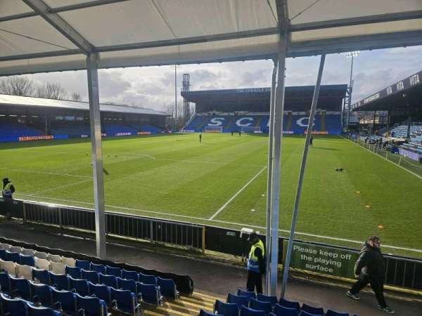 Edgeley Park, section: A, row: K, seat: 105