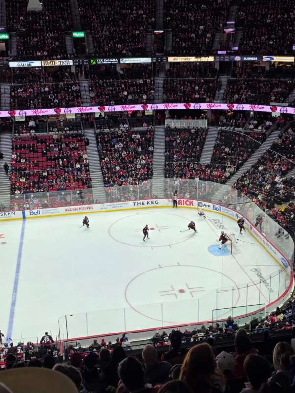 Canadian Tire Centre, section: 307, row: K, seat: 6