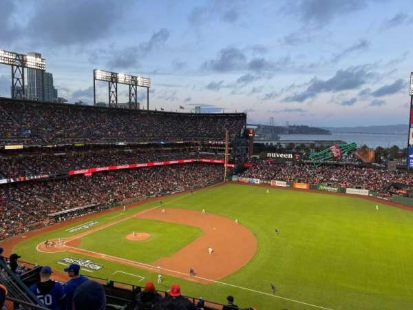 Oracle Park, section: VR304, row: 3, seat: 13