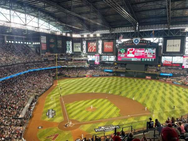 Chase Field, section: 313, row: 15, seat: 7