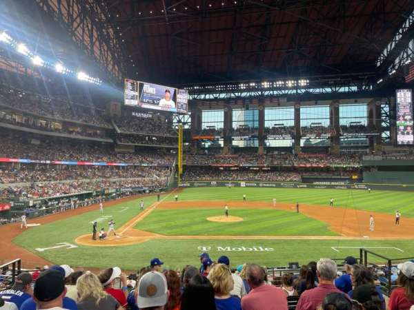 Globe Life Field, section: 17, row: 16, seat: 7