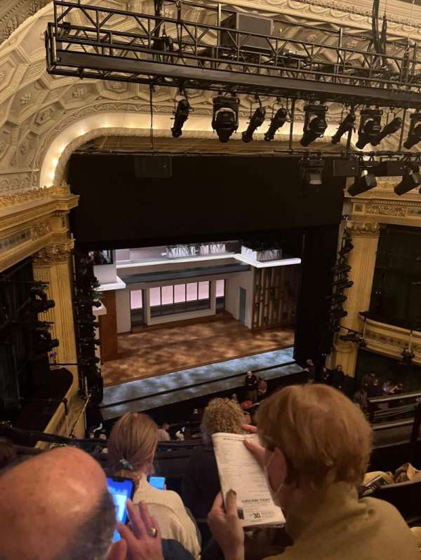 Hudson Theatre, section: Balcony L, row: D, seat: 7