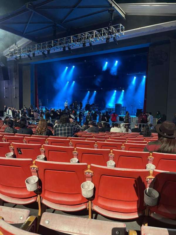 The Greek Theatre, section: A Right, row: P, seat: 22