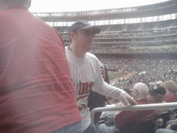 Target Field, section: 126, row: 25, seat: 1