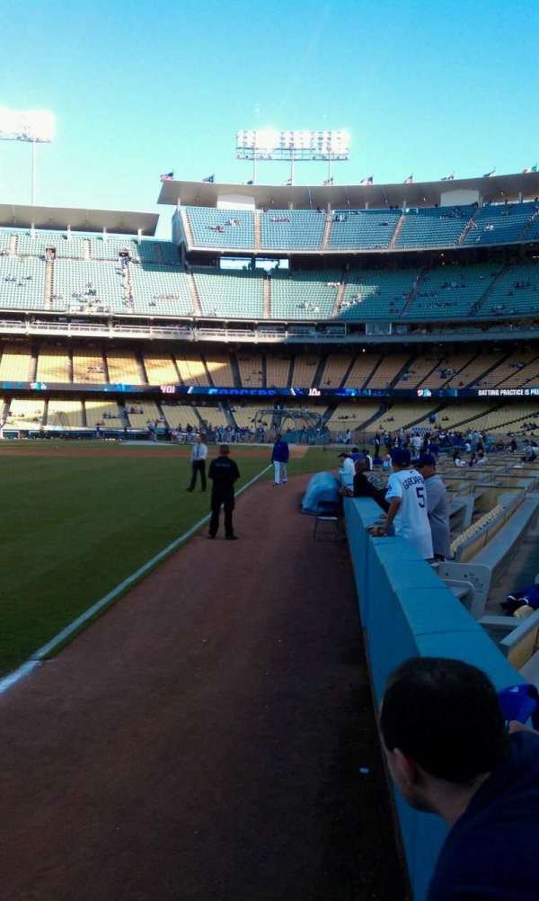 Dodger Stadium, section: 49FD, row: AA, seat: 1