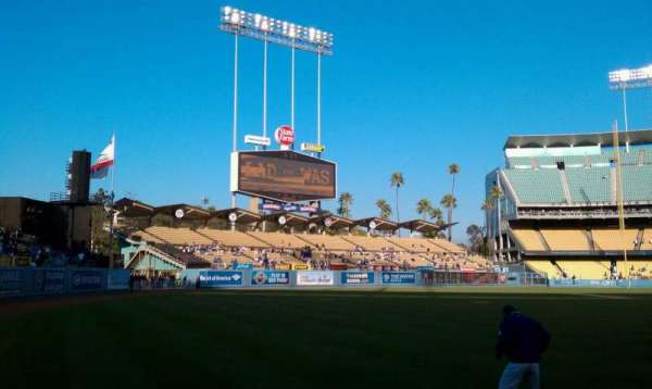 Dodger Stadium, section: 49FD, row: AA, seat: 1