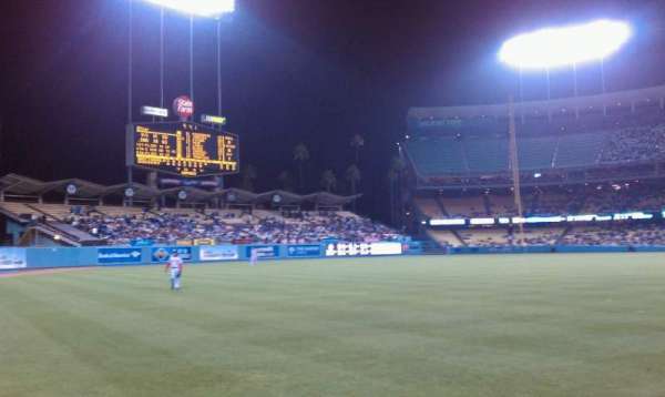 Dodger Stadium, section: 49FD, row: AA, seat: 01