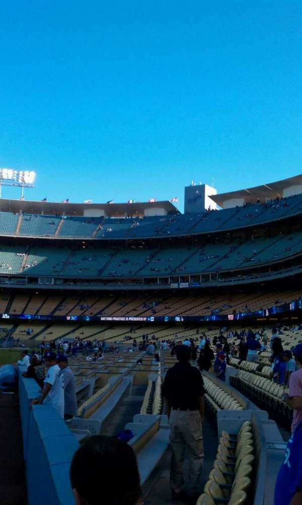 Dodger Stadium, section: 49FD, row: AA, seat: 01