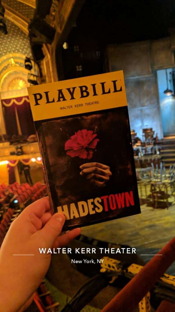 Walter Kerr Theatre, section: Box L, seat: 3