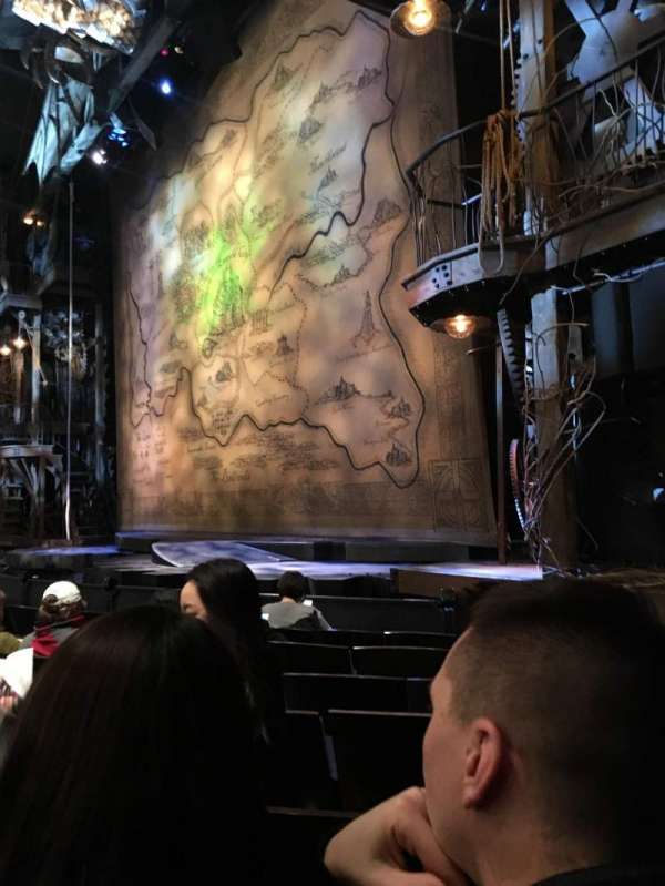 Gershwin Theatre, section: Orchestra R, row: C, seat: 22