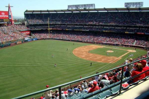 Angel Stadium, section: 507, row: A, seat: 1