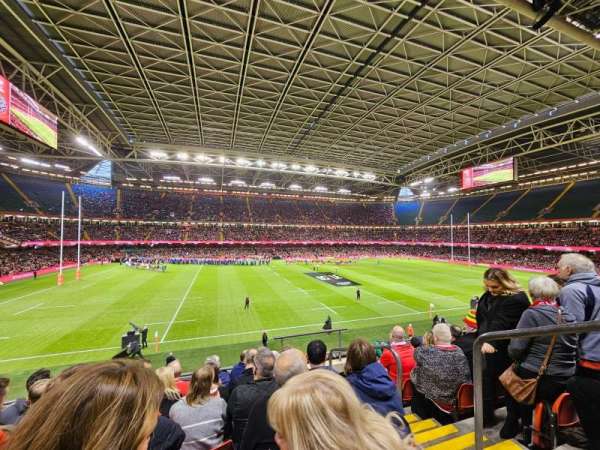 Principality Stadium, section: M32, row: 6, seat: 26