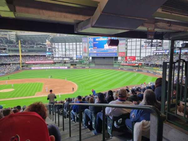 American Family Field, section: 213, row: 20, seat: 22