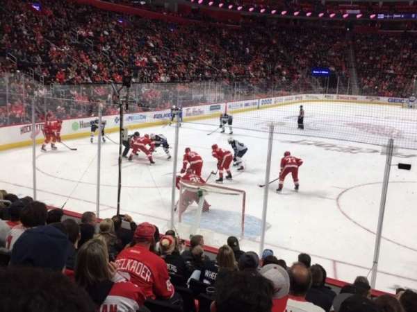 Little Caesars Arena, section: 102, row: 9, seat: 8