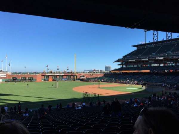 Oracle Park, section: 128, row: 35, seat: 8