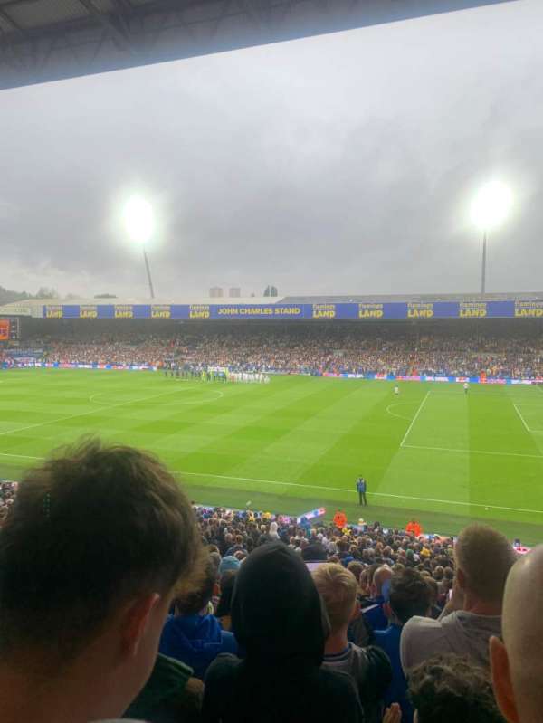 Elland Road, section: L28, row: M, seat: 4