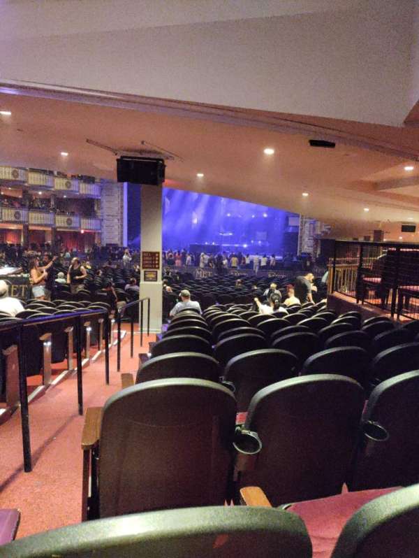 The Met Philadelphia, section: Orchestra 4, row: N, seat: 1