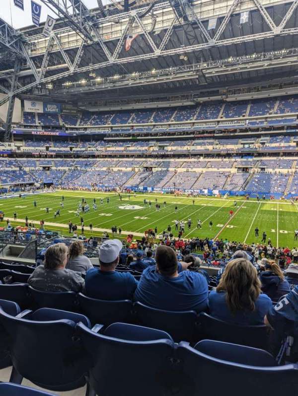 Lucas Oil Stadium, section: 210, row: 10, seat: 11