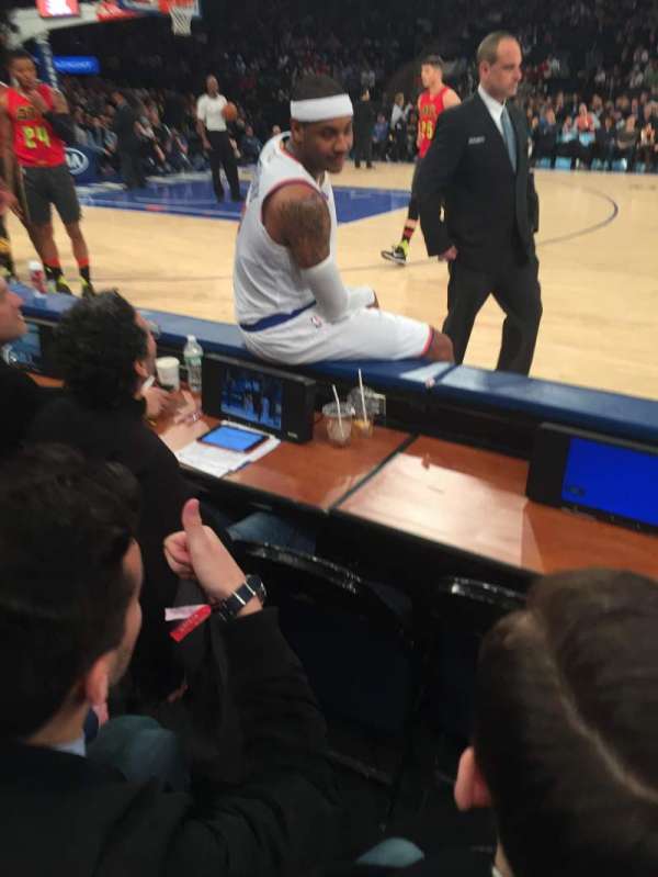 Madison Square Garden, section: 5, row: 2, seat: 4