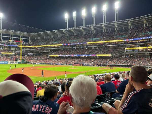 Progressive Field, section: 169, row: Y, seat: 10