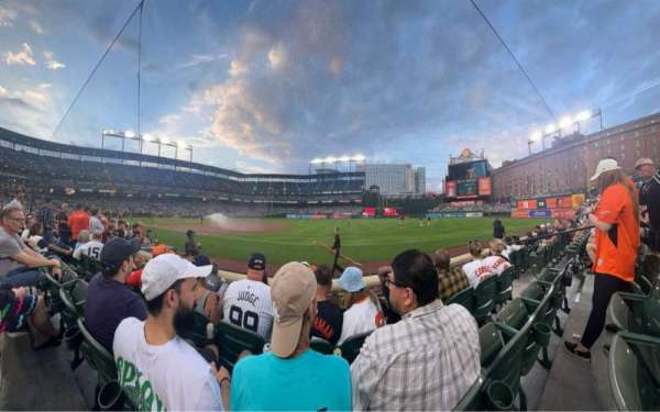 Oriole Park at Camden Yards, section: 14, row: 4, seat: 3