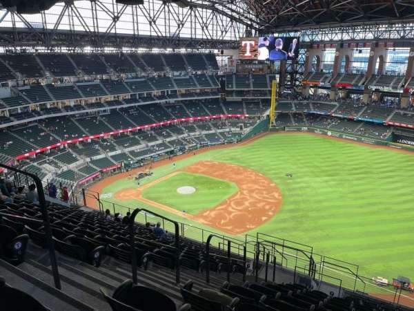 Globe Life Field, section: 320, row: 14, seat: 4